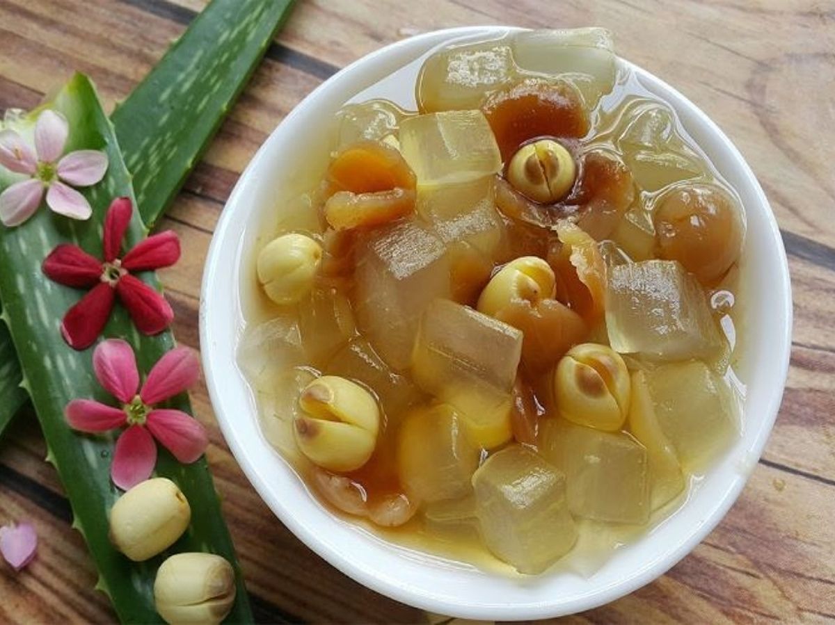 Chè nha đam hạt sen