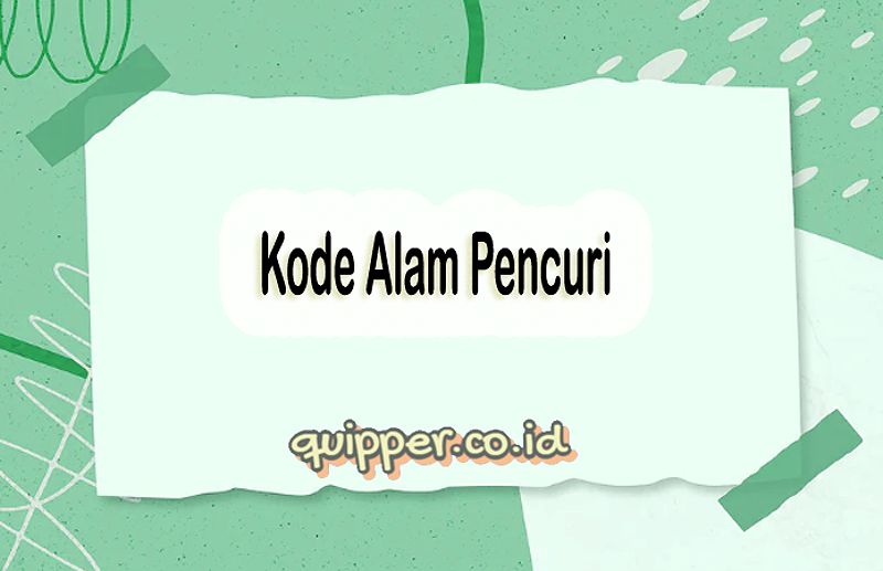 Kode Alam Pencuri