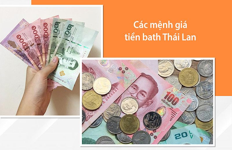 Gambar tiền Baht Thái Lan