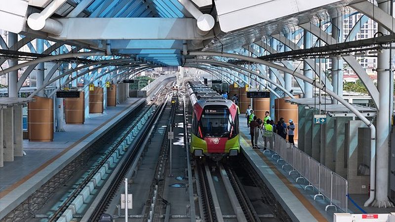 Metro Nhổn - Ga Hà Nội thu hút gần 600 nghìn lượt khách