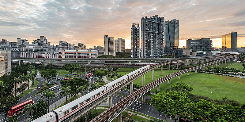 MRT adalah sistem transportasi umum yang paling populer di Singapura.