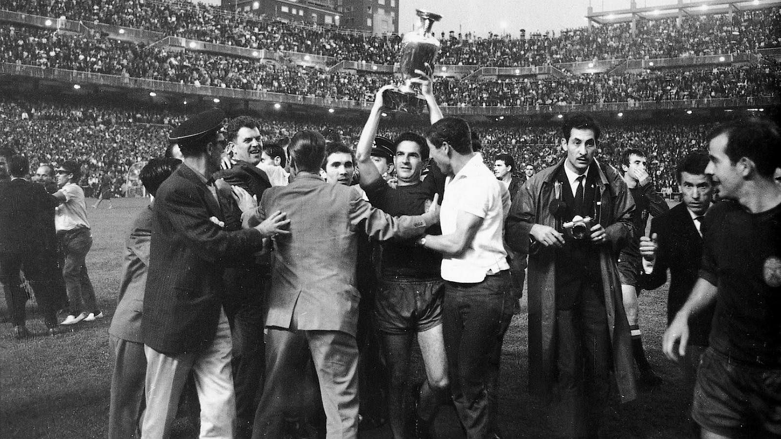 UEFA EURO 1964: A historical image from the early years of the European Championship