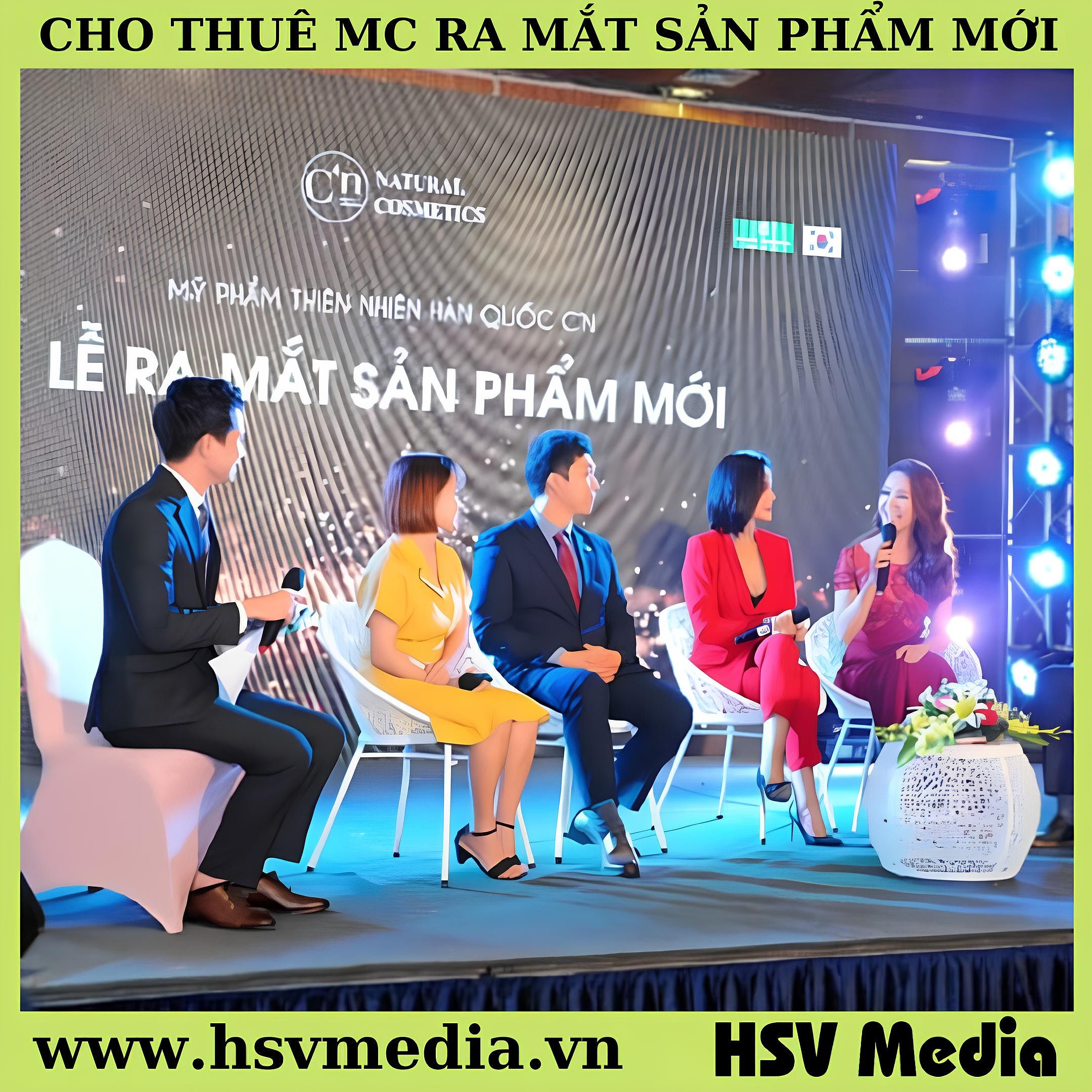 MC chuyên nghiệp tại lễ ra mắt sản phẩm